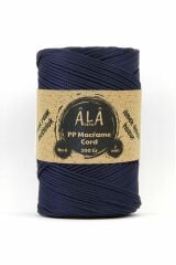 2 mm - 200 gr Polyester (PP) Makrome İpi 230 Mt Lacivert