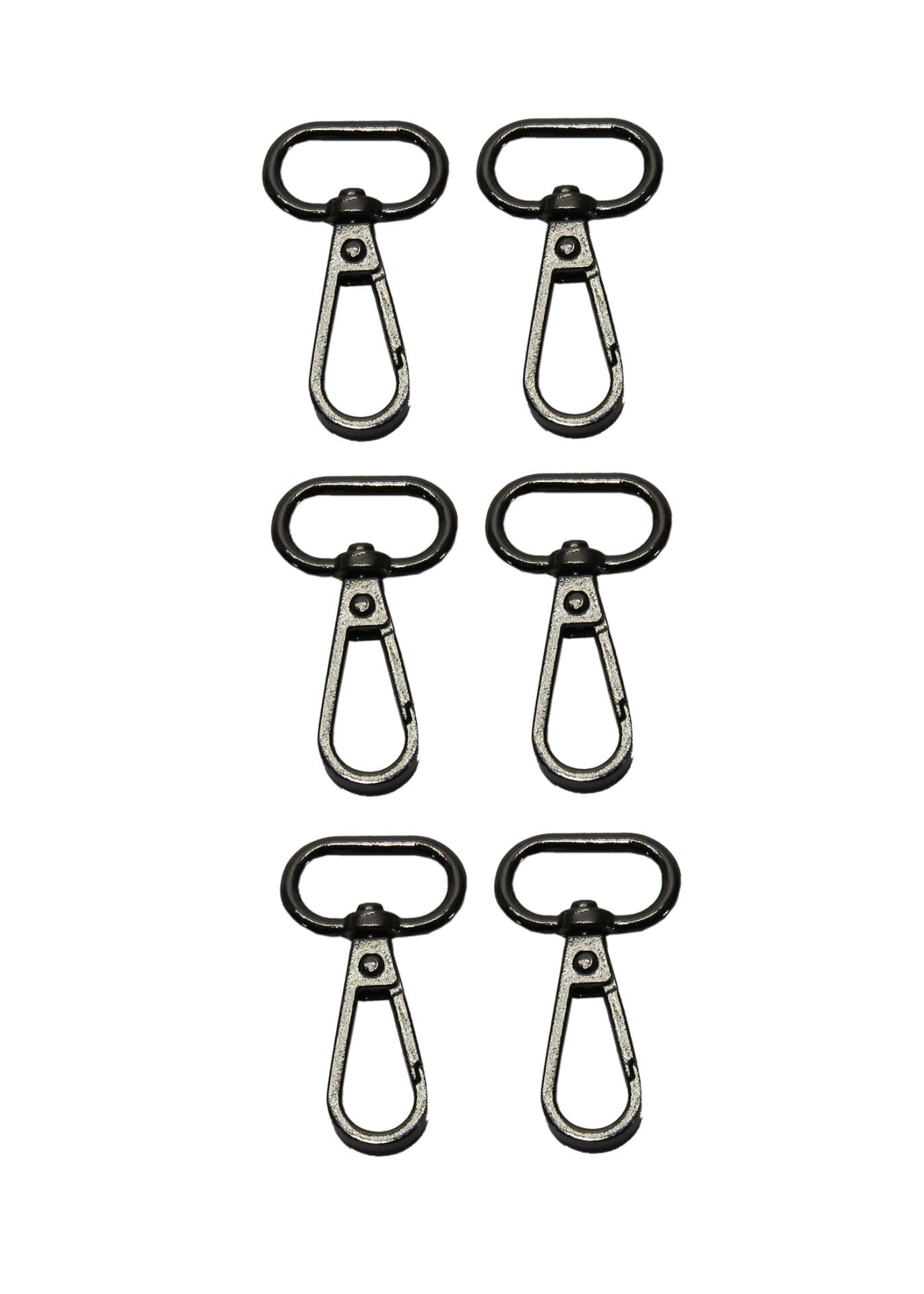 Kanca 2 cm Çanta Aksesuarı (6 Adet) Nikel