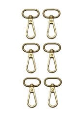 Kanca 2 cm Çanta Aksesuarı (6 Adet) Light Gold