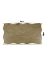 Ahşap Sepet Tepsi Tabanı 40x22 cm Açık Meşe Çift Yüz 3mm MDF