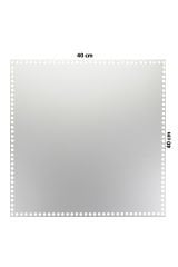 Ahşap Sepet Tepsi Tabanı 40x40 cm Beyaz Çift Yüz 3mm MDF