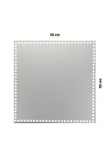 Ahşap Sepet Tepsi Tabanı Kare 30x30 cm Beyaz Çift Yüz 3mm MDF