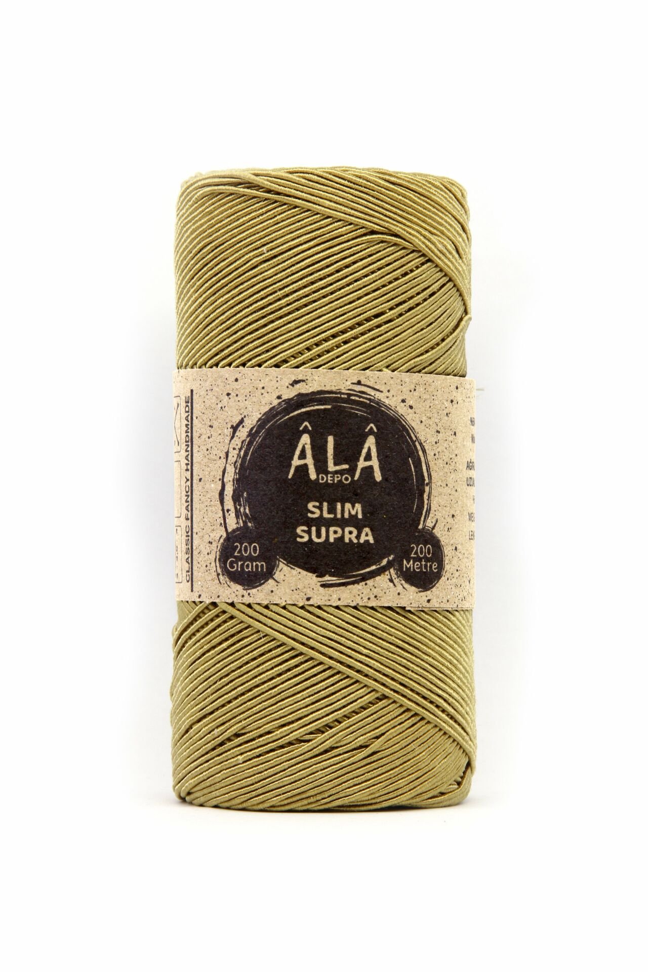 Slim Supra İp 200 Gram Mumlu İp Supla Çanta Runner İpi Gold