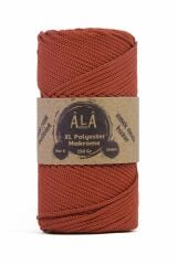 XL Polyester Makrome  No:6 - 3mm (Kalın) Çanta İpi Kiremit