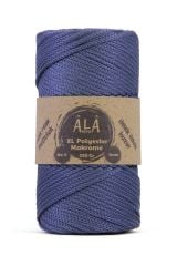 XL Polyester Makrome  No:6 - 3mm (Kalın) Çanta İpi Kot Mavi