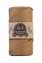 XL Polyester Makrome  No:6 - 3mm (Kalın) Çanta İpi Karamel