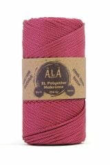 XL Polyester Makrome  No:6 - 3mm (Kalın) Çanta İpi Vişne