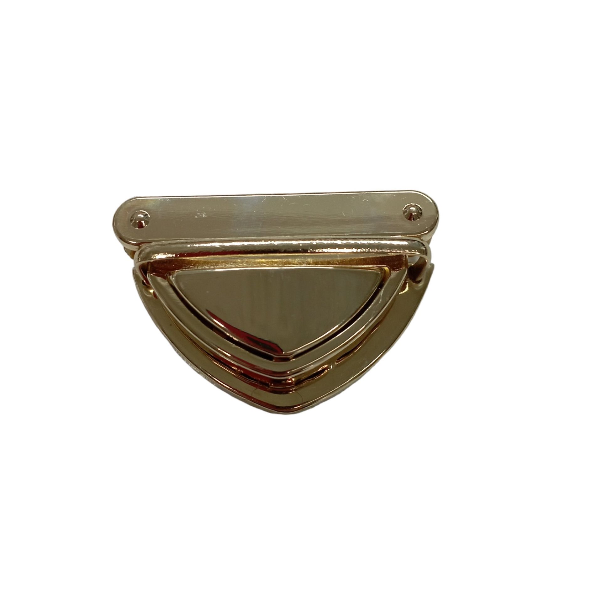 Üçgen Basmalı Kilit 4 cm Gold
