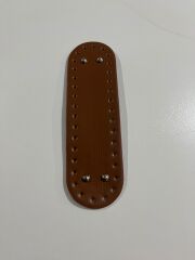 Rivetli Deri Çanta Tabanı 8x25cm Taba