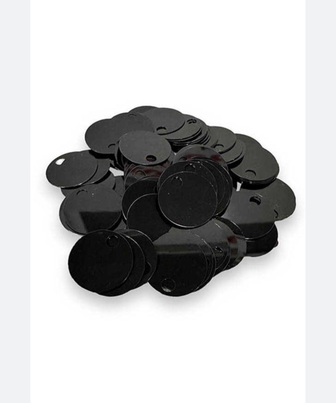 Çanta Pulu Siyah 20mm (Büyük Delikli)