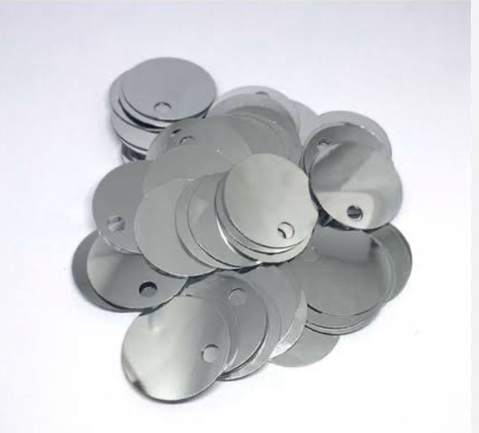 Çanta Pulu Gümüş 20mm (Büyük Delikli)