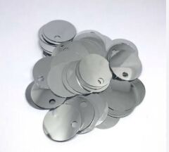 Çanta Pulu Gümüş 20mm (Büyük Delikli)