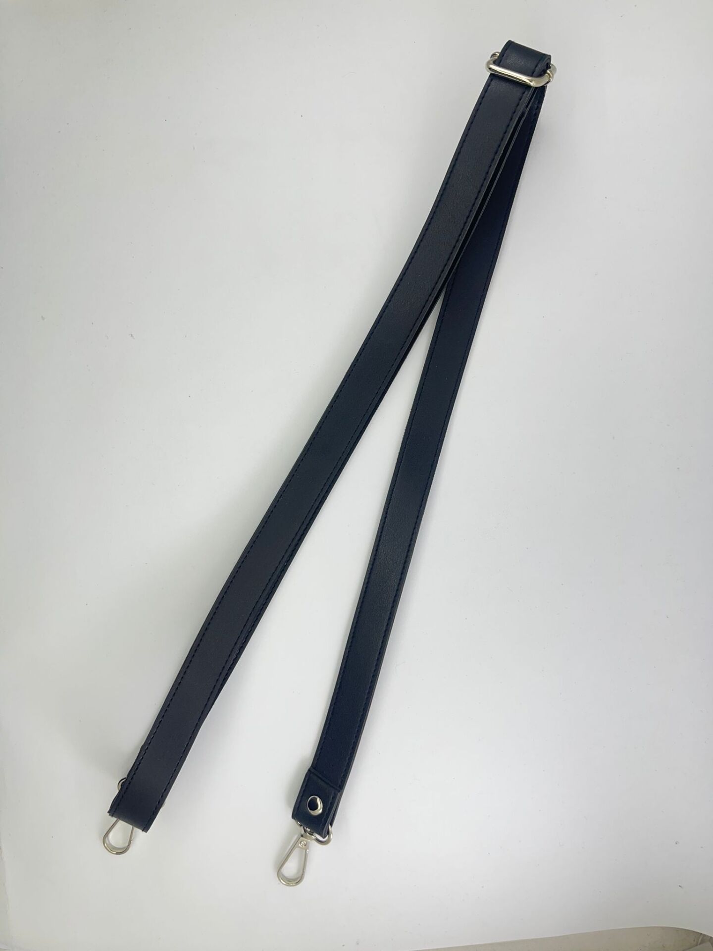 Postacı Model Ayarlı Deri Çanta Askısı Siyah (115cm)