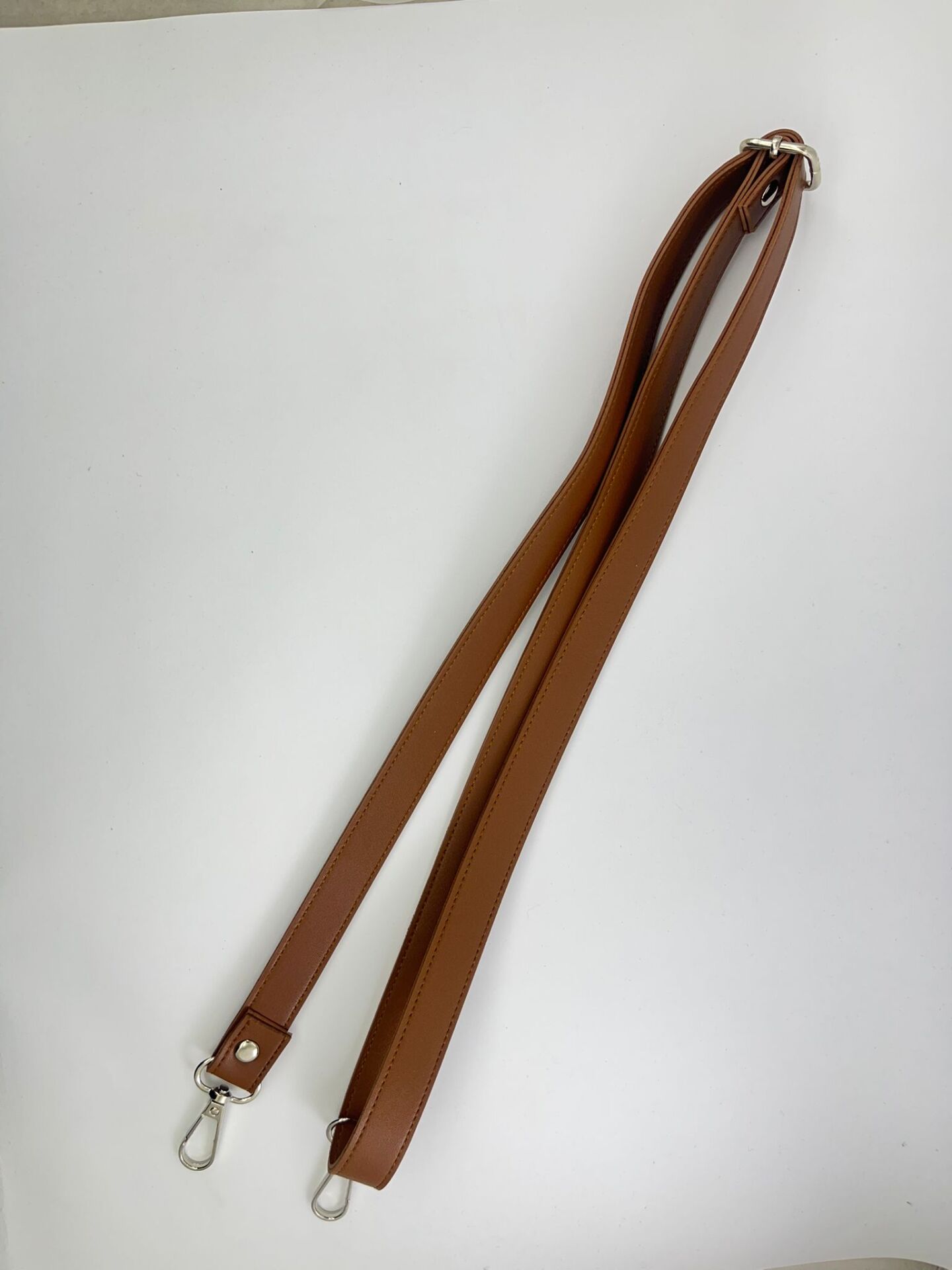 Postacı Model Ayarlı Deri Çanta Askısı Taba (115cm)