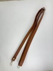 Postacı Model Ayarlı Deri Çanta Askısı Taba (115cm)