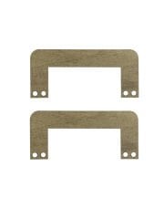 Ahşap Mini Çanta Sapı Mdf Kulp Açık Meşe (1 Çift)