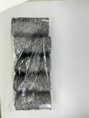 Polyester Soft Makrome İpi 2mm Siyah Gümüş Kırçıllı- 5x200 Gram (Toplam 1Kg)