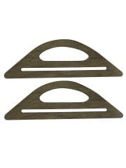 Ahşap Çanta Sapı Mdf Kulp (1 Çift)