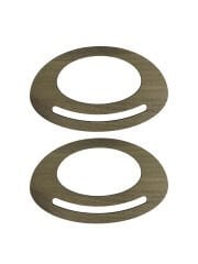 Ahşap Çanta Sapı Mdf Kulp Açık Meşe (1 Çift)