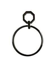 Altıgen Metal Çanta Sapı Çanta Aksesuarı Gümüş