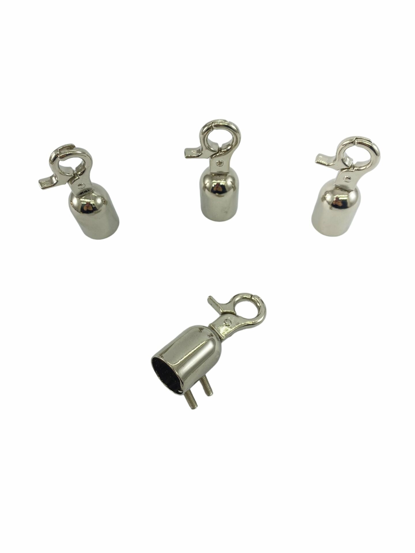 Çanta Sapı Kovanı Çanta Aksesuarı ( 4 Adet) Gümüş