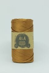 Premium Polyester Makrome İp (Süper Parlak) 2mm- 200Gr Karamel