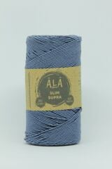 Slim Supra İp 200 Gram Mumlu İp Supla Çanta Runner İpi Kot Mavi