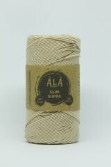 Slim Supra İp 200 Gram Mumlu İp Supla Çanta Runner İpi Sütlü Kahve