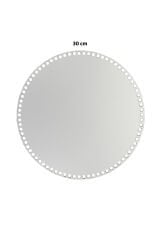 Ahşap Sepet Tepsi Tabanı 30cm Beyaz Çift Yüz 3mm MDF