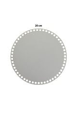 Ahşap Sepet Tepsi Tabanı 20cm Beyaz Çift Yüz 3mm MDF