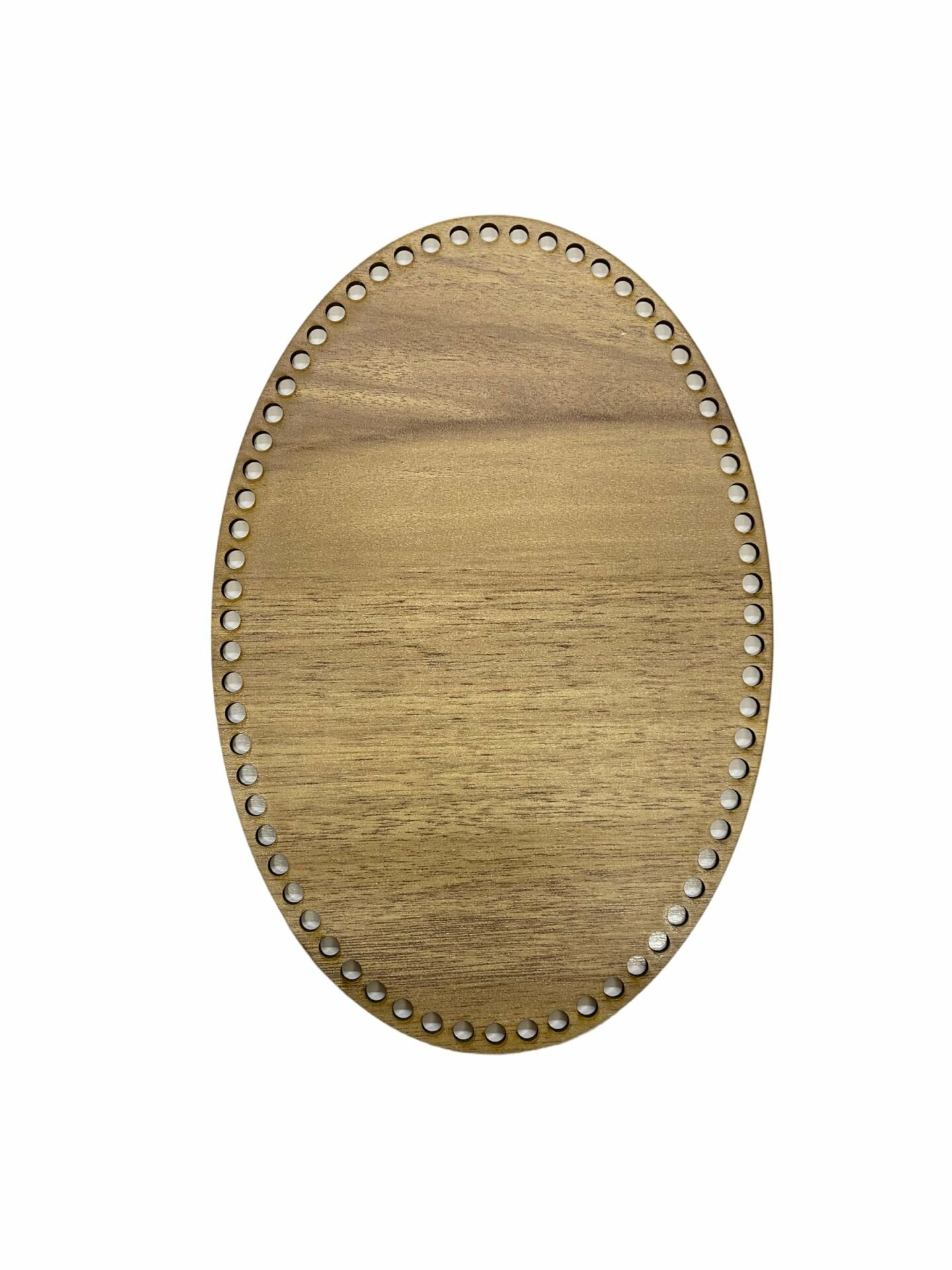 Ahşap Oval Elips Sepet Tepsi Tabanı 30x20 cm Meşe Çift Yüz 3 mm MDF