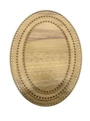 Ahşap Oval Elips Sepet Tepsi Tabanı Meşe 3'lü