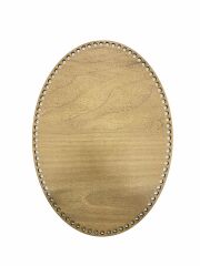 Ahşap Oval Elips Sepet Tepsi Tabanı Meşe 3'lü