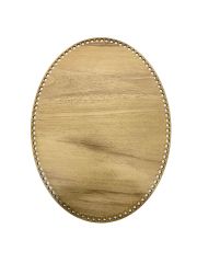 Ahşap Oval Elips Sepet Tepsi Tabanı Meşe 5'li