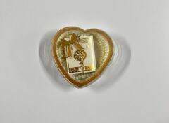 ŞEFFAF KALP KUTULU MİNİ KURAN VE TESBİH SET