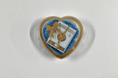 ŞEFFAF KALP KUTULU MİNİ KURAN VE TESBİH SET