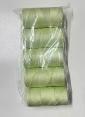 Polyester Soft Makrome İpi 2mm Elma Yeşili - 5x200 Gram (Toplam 1Kg)
