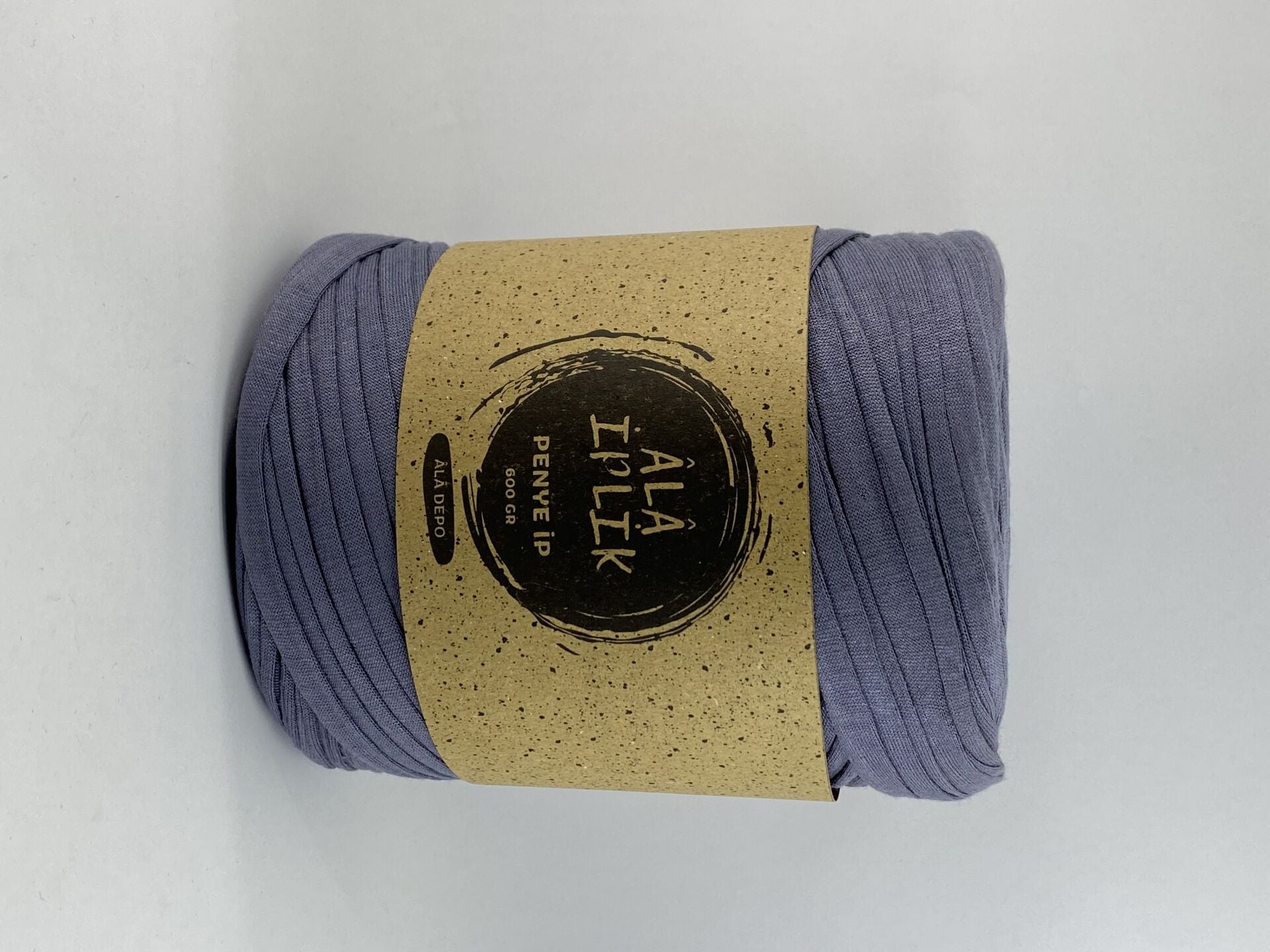 Penye İp Çanta Sepet Paspas Örgü İpi 600 Gram Füme (Koyu)