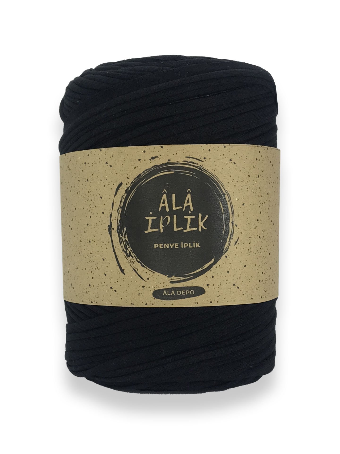 Penye İp Çanta Sepet Paspas Örgü İpi 600 Gram Siyah