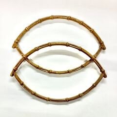 Plastik Ahşap Bambu Görünümlü Berna Model Çanta Sapı (Kulp) 07