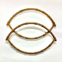 Plastik Ahşap Bambu Görünümlü Berna Model Çanta Sapı (Kulp) 07