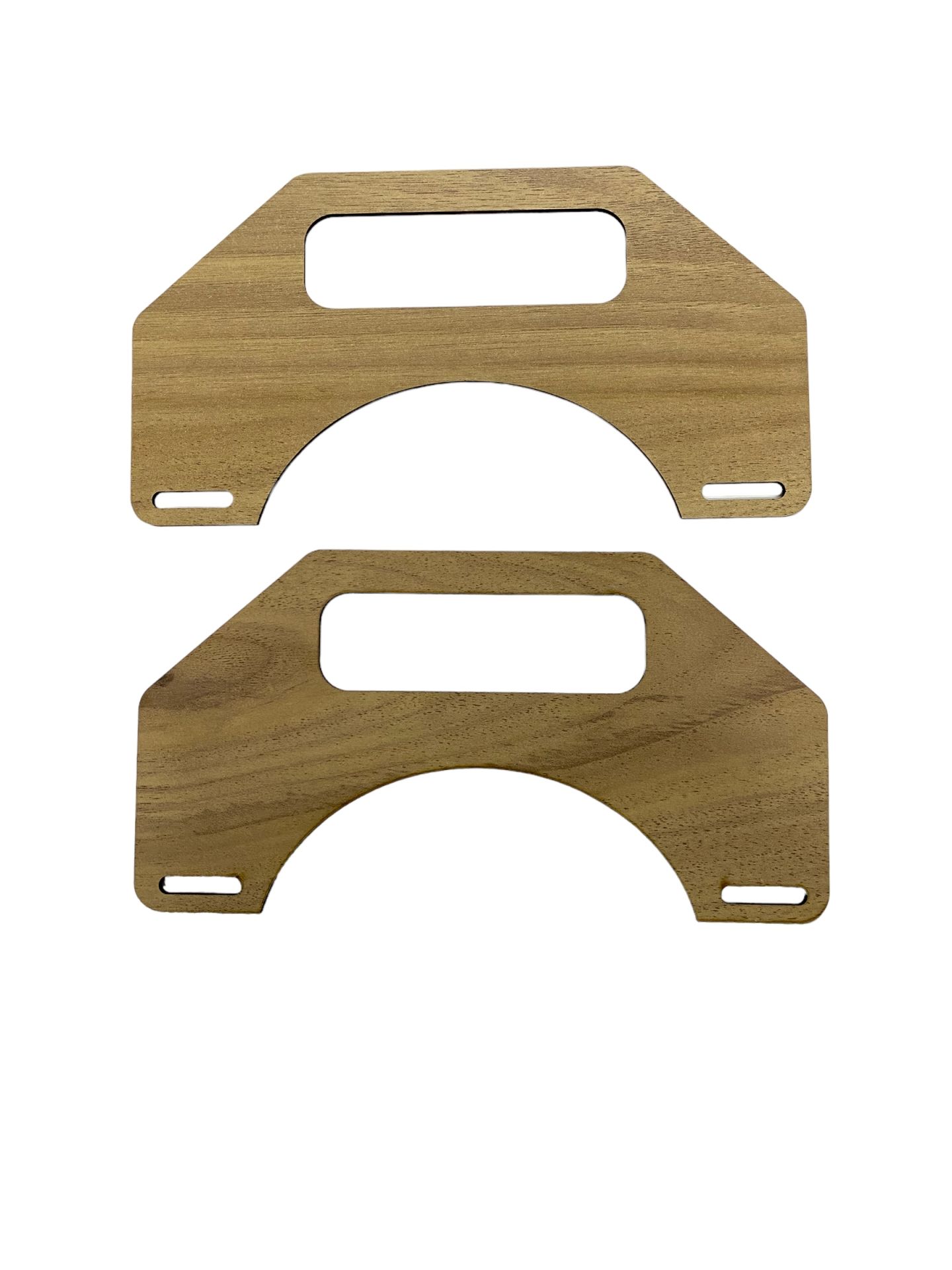 Ahşap Çanta Sapı Mdf Kulp Açık Meşe (1 çift)