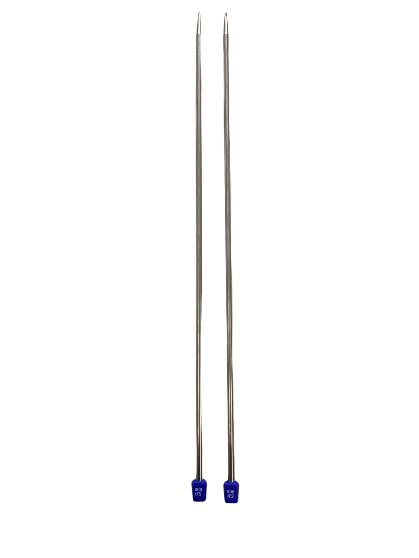 Titanyum Paslanmaz Parlak Uzun Şiş 6 mm 35 cm (Çift)