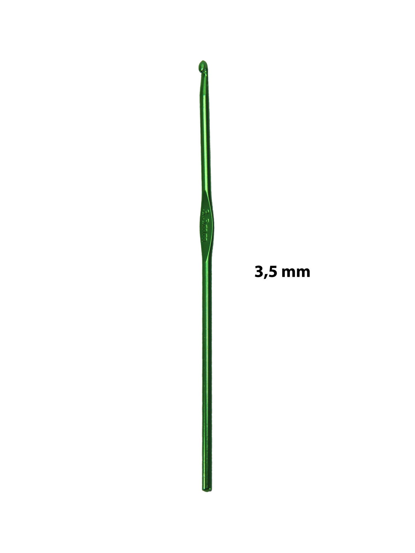 Metal Tığ Yün Penye Makrome Örgü No: 3,5 mm (15cm)