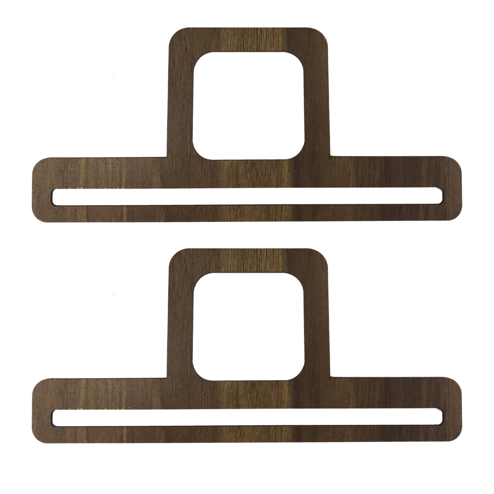 Ahşap  Çanta Sapı Mdf Kulp Ceviz (1 Çift)