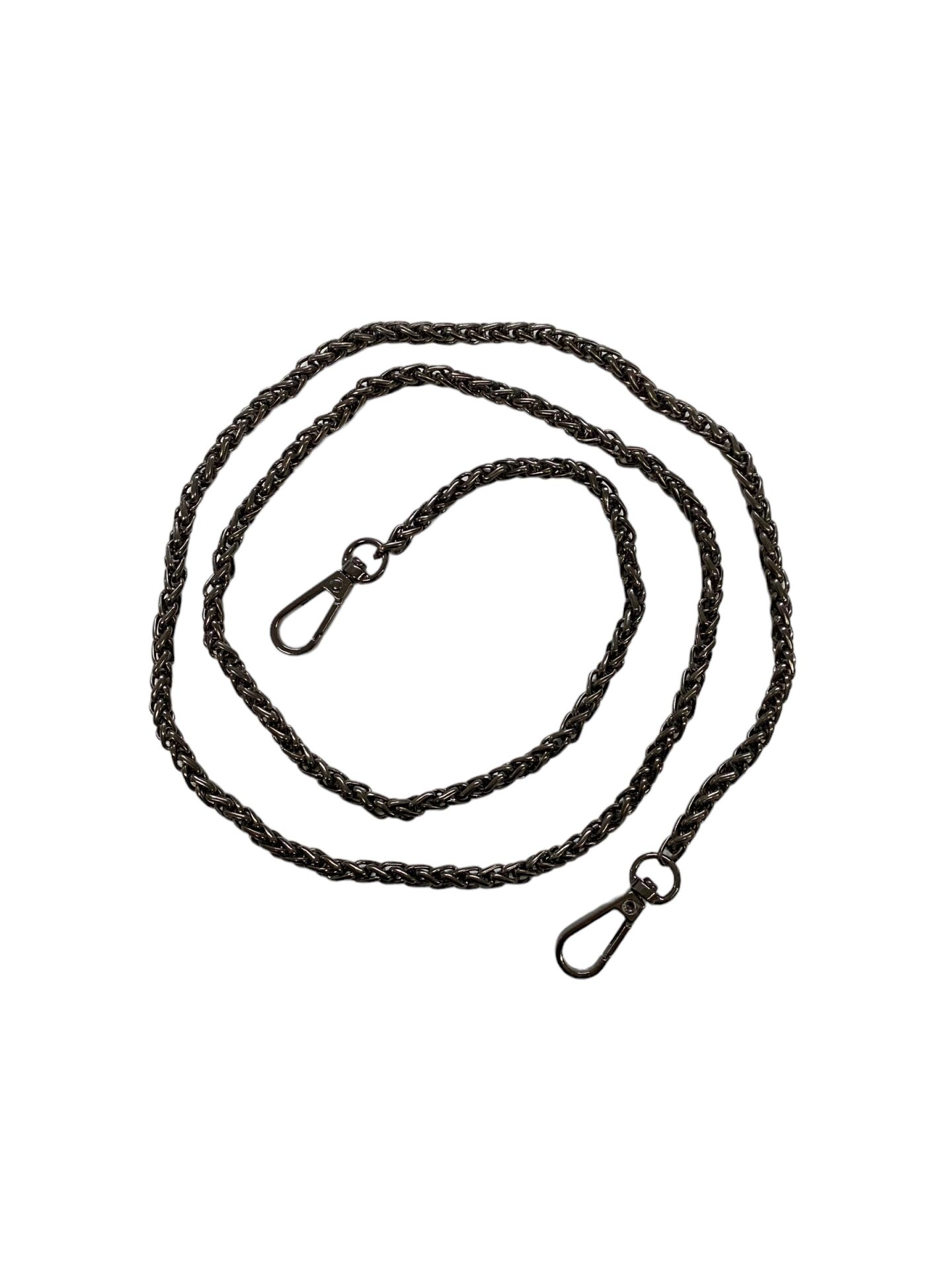 Örgü Model Çanta Zinciri(100 cm) Gümüş