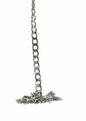 Alüminyum Çanta Zinciri 1 Metre 12 mm Gümüş