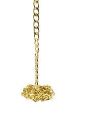 Aliminyum Çanta Zinciri 1 Metre 12 mm Gold