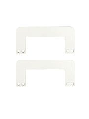 Ahşap Mini Çanta Sapı Mdf Kulp Beyaz (1 Çift)