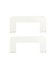 Ahşap Mini Çanta Sapı Mdf Kulp Beyaz (1 Çift)